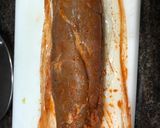 Foto del paso 6 de la receta: Solomillo de cerdo adobado con brócoli y guarnición de setas salteadas y aderezo Vidalim