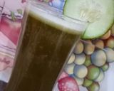 A picture of step 2 of Cucumber juice🥒🍸.