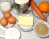 Фото кроку 1 до Апельсиновые маффины с морковью. Очень сочные и вкусные.