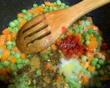 صورة لخطوة 1 من وصفة أرز أصفر بالخضار 🍚🍚