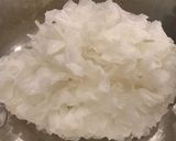 Hình bước làm 1 của món Đu Đủ Tiềm Táo Đỏ, Tuyết Nhĩ