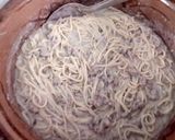 Foto del paso 4 de la receta: Stroganoff con salsa de champiñones con carne y spagetti