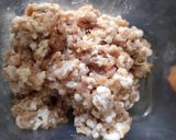 A picture of step 2 of Ground Pork Steamed with Eggplant.