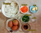 รูปขั้นตอนการทำที่ 1 ของ ข้าวผัดไข่