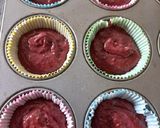 Une image de l'étape 11 de Cupcakes 🧁red velvet betterave cœur coulant chocolat🍫.