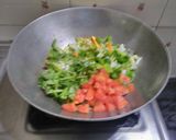 A picture of step 2 of Veg thupka.