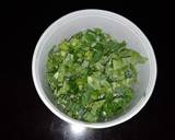 Cauliflower leaves and lentil fry recipe step 1 photo