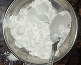 A picture of step 1 of Snow ball sweet.