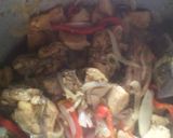 Foto del paso 3 de la receta: Chaomein pollo y verduras en olla