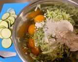A picture of step 1 of Zucchini Roll.