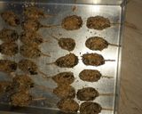 A picture of step 4 of Mutton keema kababs.