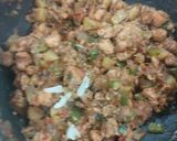 A picture of step 5 of Fajita chicken box pattice.