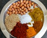 A picture of step 1 of Tindora Subzi with Peanut Masala.