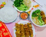 Hình bước làm 5 của món Bún thịt nướng xiên que