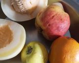 A picture of step 1 of Mixed fruit chat.