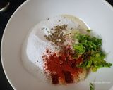 A picture of step 1 of Kuttu sago cutlet.