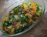 Foto langkah ke 4 dari resep Sayur Sawi Hijau Wortel Kentang.