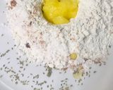 A picture of step 1 of Peri peri masala puri.