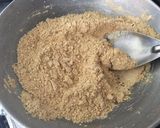 A picture of step 1 of Besan Ladoo.