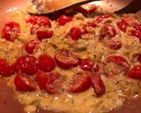 A picture of step 6 of Chicken Milanese.