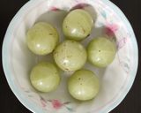 A picture of step 1 of Amla Thokku.