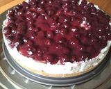 A picture of step 11 of Cheesecake with Sour Cherry Topping.