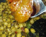 A picture of step 3 of Achari Anday Chana.