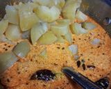 A picture of step 5 of Dahi Aloo sabji.