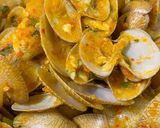 Foto langkah ke 5 dari resep Lala/kerang saus kuning ala sheila🩷.