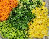 A picture of step 3 of Veg.Moong Dal Waffles.