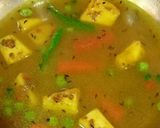 A picture of step 3 of Winter Vegetables simple curry.