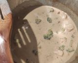 Φωτογραφία βήματος 6 της συνταγής "Spaghetti alfredo με κοτόπουλο και μπρόκολο" 🐔🍝