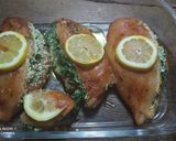 Foto del paso 2 de la receta: Suprema rellena de espinaca y queso, revuelto de verdeo