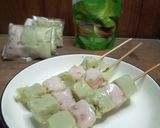 Foto langkah ke 6 dari resep Sate Es gabus matcha.