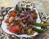 मोड आलेल्या मुगाची भेळ (mod alelya moongachi bhel recipe in marathi) रेसिपी स्टेप 5 फोटो 
