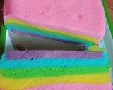 Foto langkah ke 7 dari resep Rainbow cake.