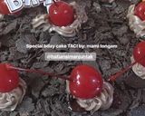 Foto langkah ke 11 dari resep First time Black forest in my Life 😘❤️💛💚💙😘🎂🍰.