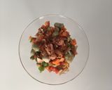 Foto del paso 3 de la receta: Copa de habitas baby con virutas de lomo ibérico 😋