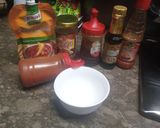 A picture of step 4 of Sesame beef chilli.