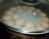 A picture of step 10 of Rose flavour rasgulla.