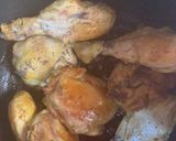 A picture of step 3 of Lemon Pepper Chicken with Cilantro Spaghetti and Vegetable Side.