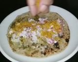A picture of step 5 of Leftover roti | roti wrap.