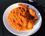 A picture of step 14 of Party jollof rice.