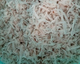 A picture of step 2 of Coconut milk without blender.