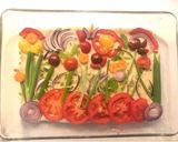 A picture of step 5 of Focaccia Italian Garden (Italian Bread).