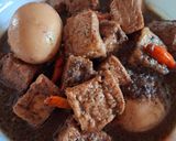 Foto langkah ke 4 dari resep Brongkos Telur & Tahu.