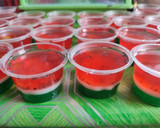Foto langkah ke 3 dari resep Puding Semangka.