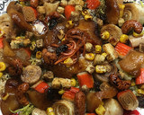 Foto del paso 2 de la receta: Ensalada de palmitos con cangrejo, manzana caramelizada y anacardos con miel y con vinagre balsámico de Módena