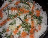 A picture of step 6 of Chicken beryani.