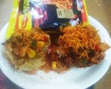 मैगी कटोरी मकई चाट(Maggi catori with corn chaat recipe in Hindi) रेसिपी चरण 8 फोटो